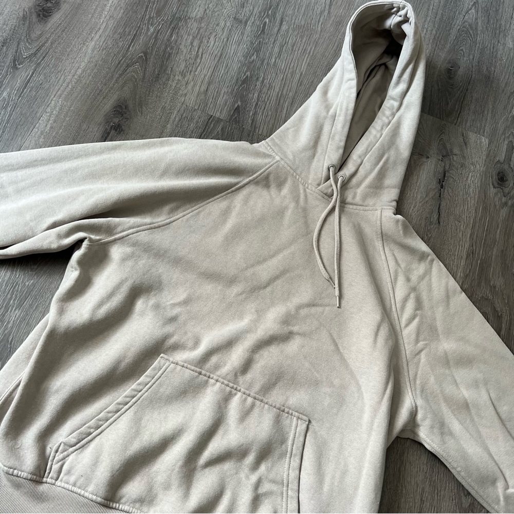 H&M Beige/Neutral Hoodie